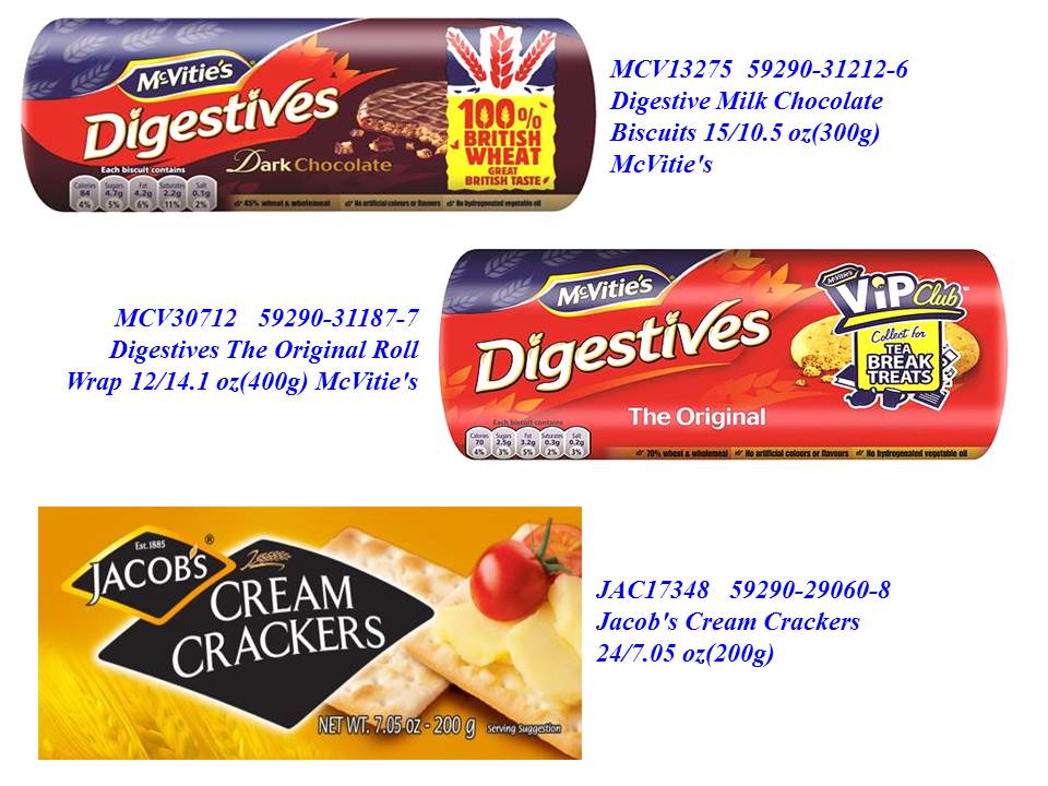 McVitie's Cookies & Jacob Cream Crackers